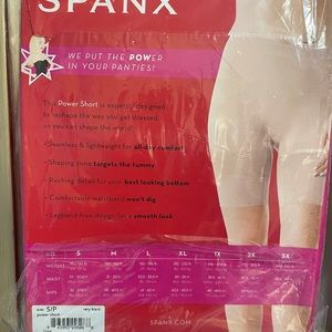 Spanx power shorts size small